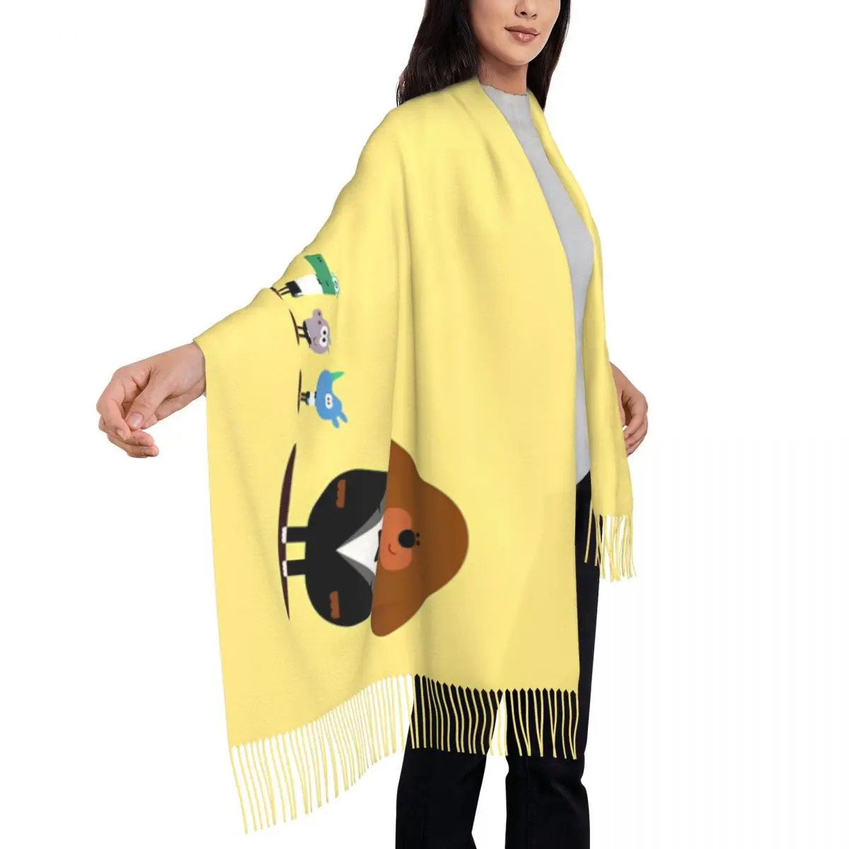 Женский шарф из Амина H-Hey D-Duggees осенне-зимняя шаль пашмины легкий