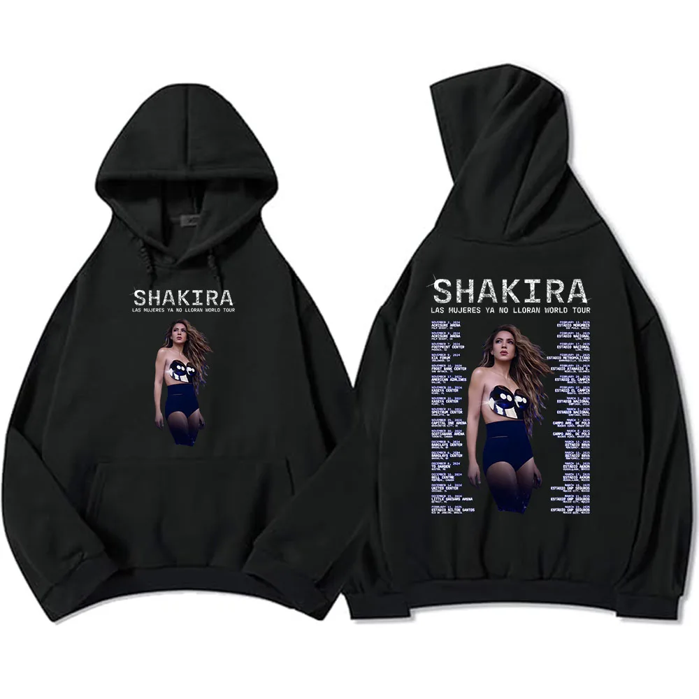 Shakira Las Mujeres Ya No Lloran World Tour 202 толстовки с капюшоном унисекс уличная одежда зимняя
