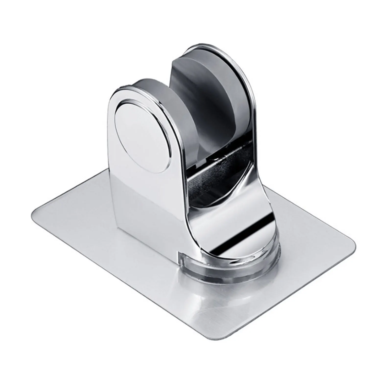 

Adjustable Angle Self Adhesive Wall Mounted Bathroom Shower Head Holder Accessories Punch Free Bracket No Drilling Powerful