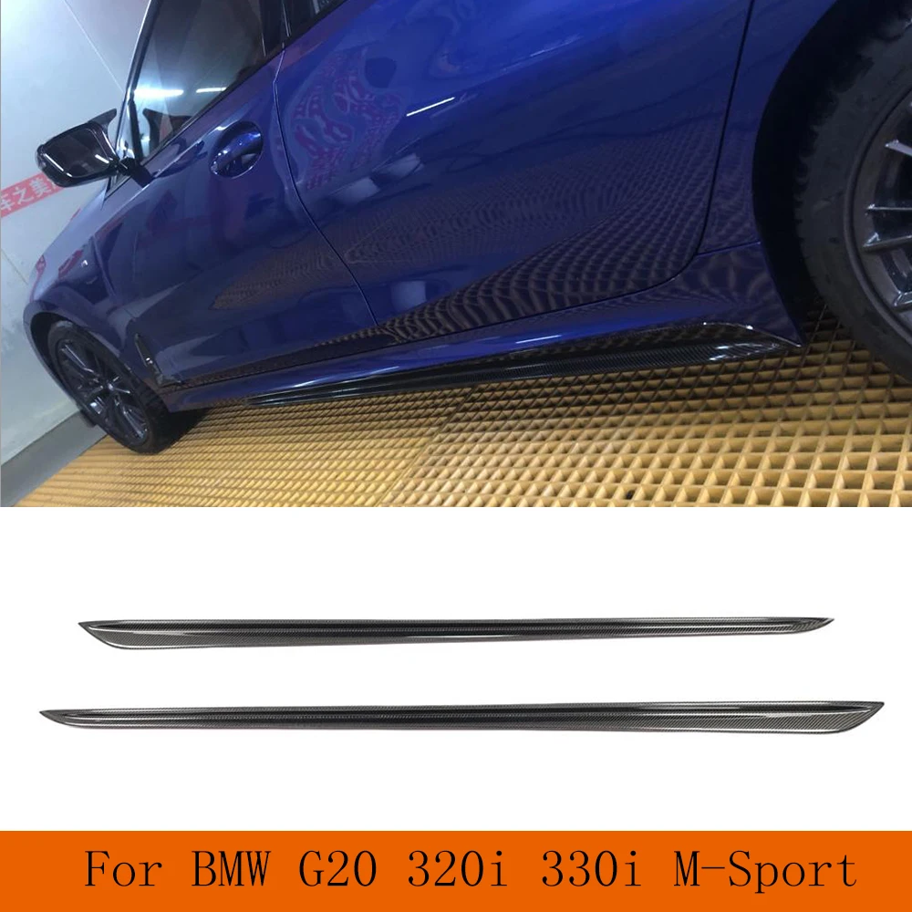 

Удлинитель для боковой юбки BMW 3 серии M Sport G20 G28 2019 - 2020 комплект накладных губ для дверного спойлера автомобильные аксессуары из настоящего у...