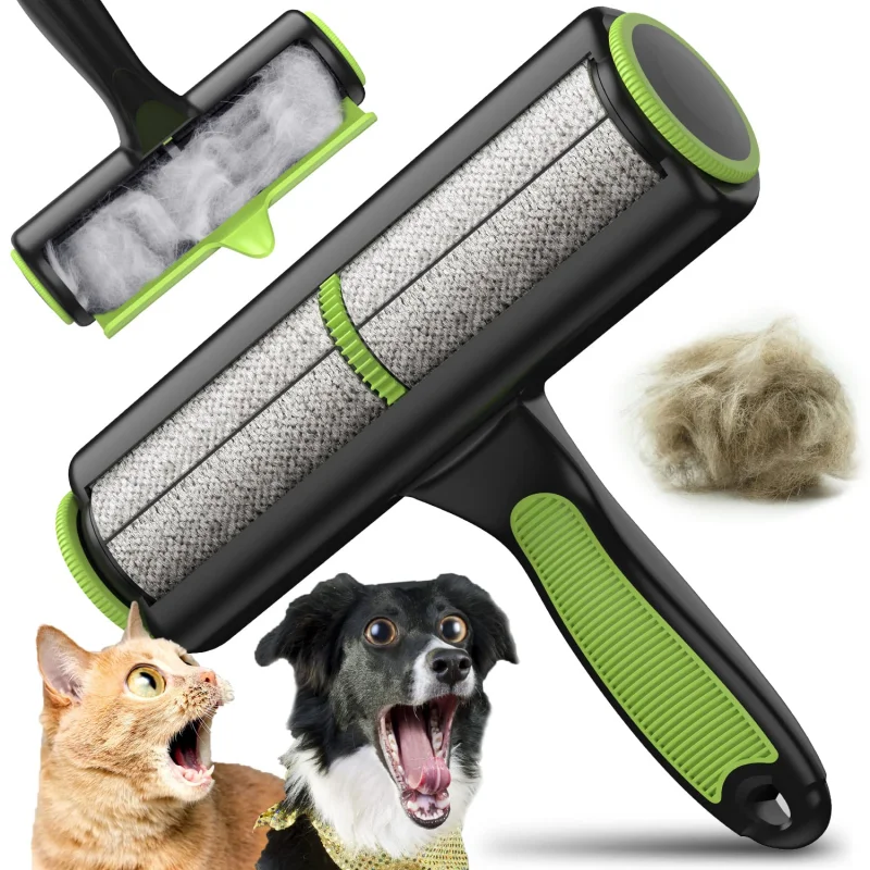 

Pet Removes Hairs Cat and Dogs Cleaning Brush Fur Removing Animals Hair Manual Lint Roller Sofa Carpets Hair Remover for Clothes