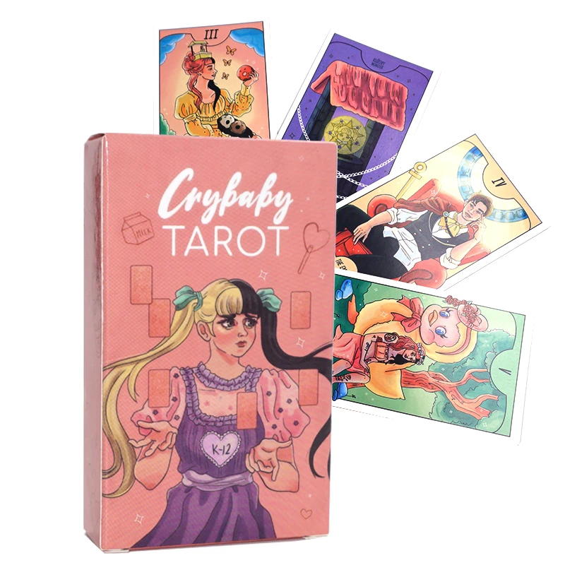 

New Crybabay Tarot English Deck Card Game 12*7 Cm Ask and Know The Mythic Fate Divination for Fortune Games Famliy Tarot Cards