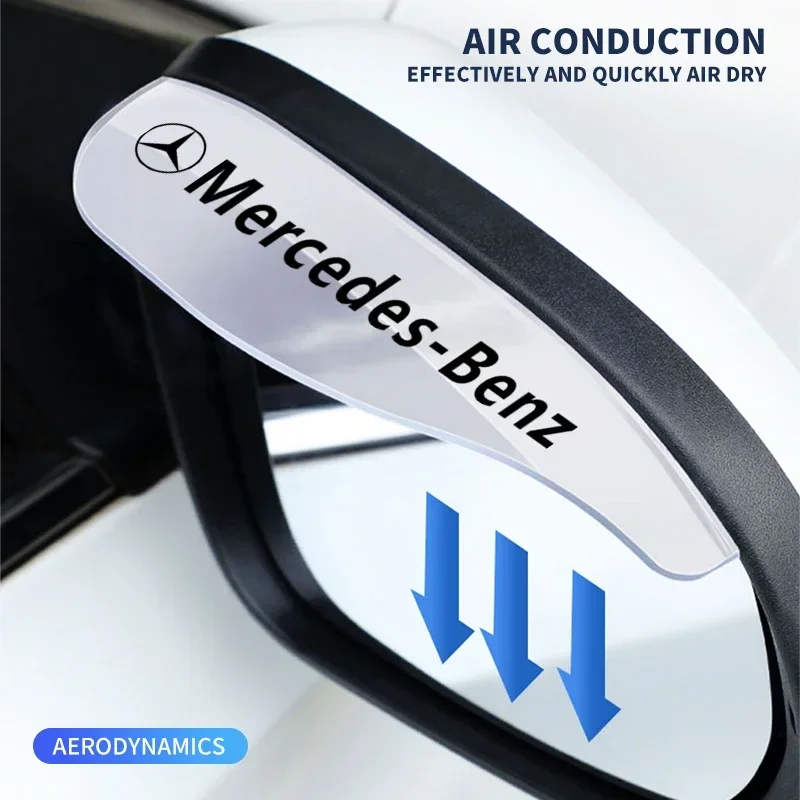 2x автомобильное зеркало заднего вида дождевик для бровей защита от дождя