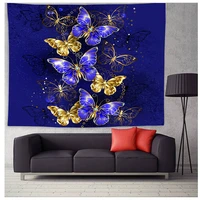 wall tapestry for bedroom 3d butterfly tapestry wall hanging tapestries living room decoration butterfly print home wall decor