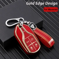 new tpu car key case cover for maserati ghibli levante quattroporte smart remote car key accessories holder shell car styling