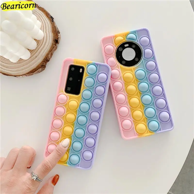 

Pop Fidget Toys Bubble Phone Case For Xiaomi Redmi Note 7 8 9S 9T 10S 10T 11 9 10 Pro Max 8 8A 9 9T 9C 9A 9i K20 K30 K40 Cover