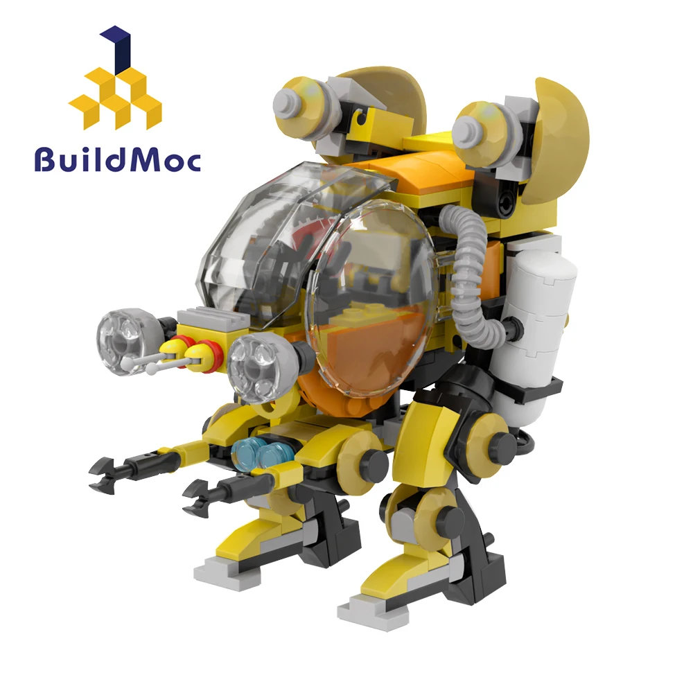 

MOC Mechanical Rapid Warrior Mini Mk1 Robot Mecha Tapir Building Blocks Set Assemble Bricks Toys