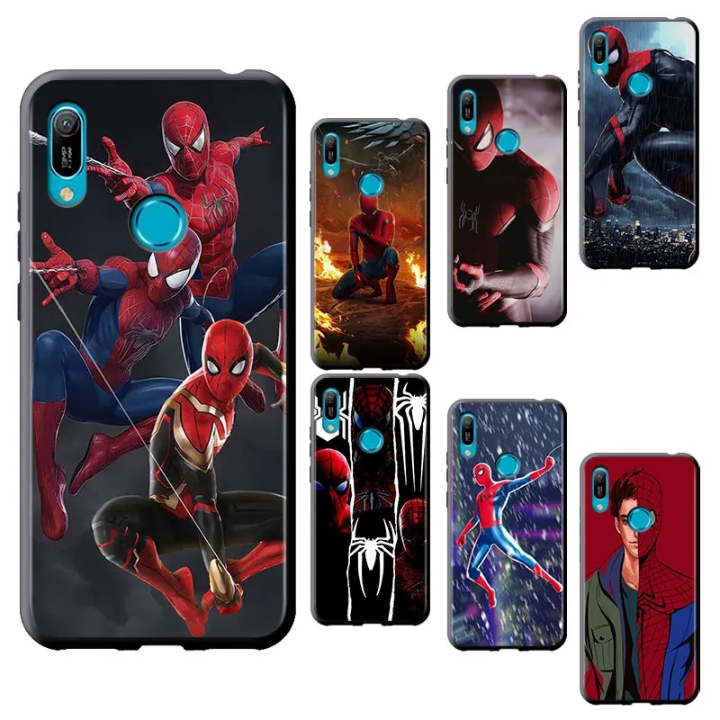 

Hero Spiderman Marvel For Huawei Y5P Y5 Y6S Y6P Y6 Y7A Y7P Y7 Y8S Y8P Y9S Y9 2018 Prime PRO 2019 2020 Black Silicone Phone Case