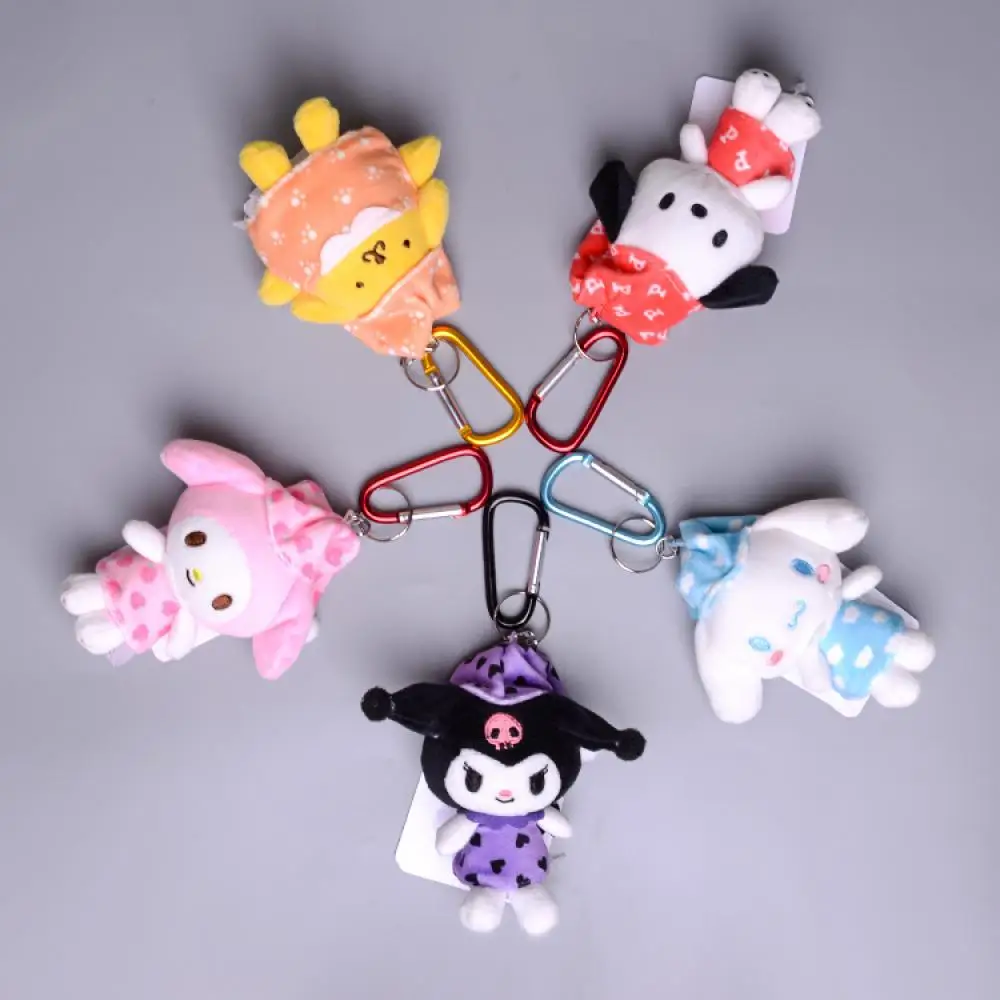 

Cartoon Anime Kawaii Kuromi Cinnamorol Mymelody Japanese Pajamas Plush Toy Doll Bag Ornaments Children's Birthday Gift