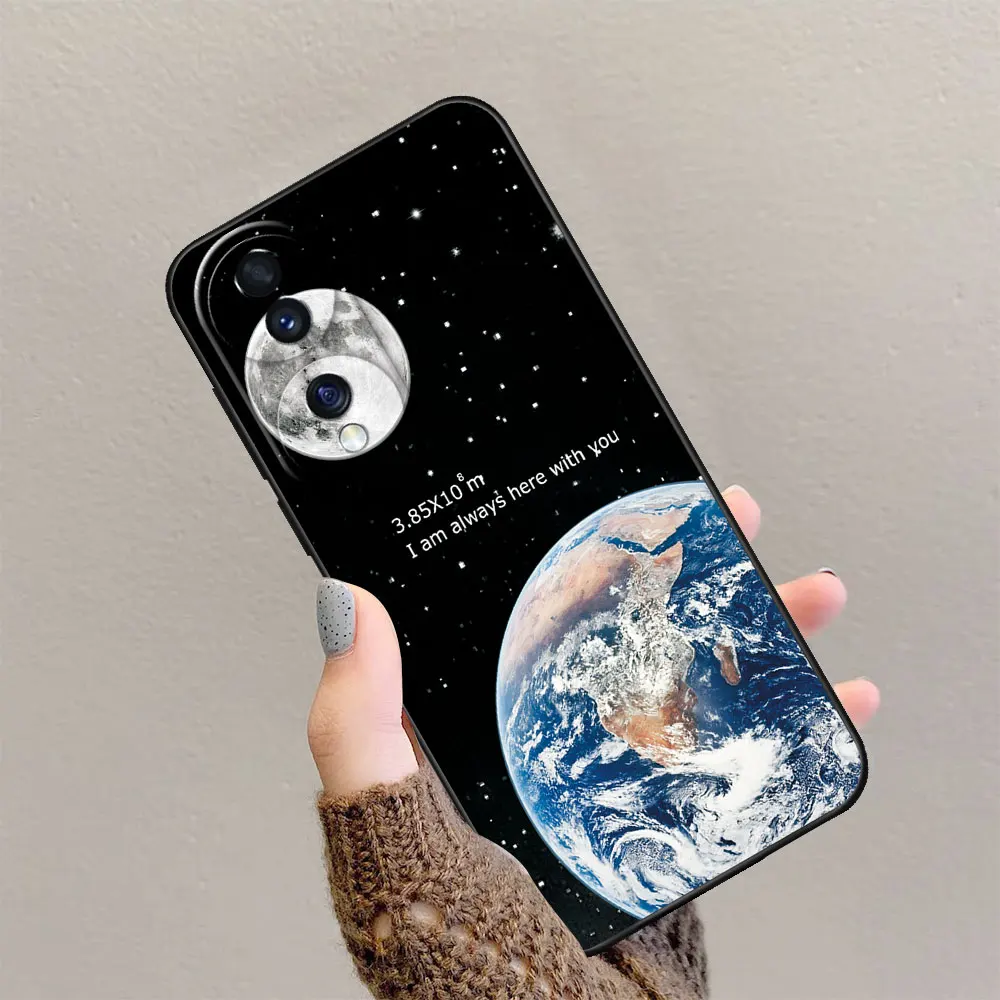 Для Honor 70 чехол силиконовый ударопрочный чехлы для телефонов Pro розовая любовь