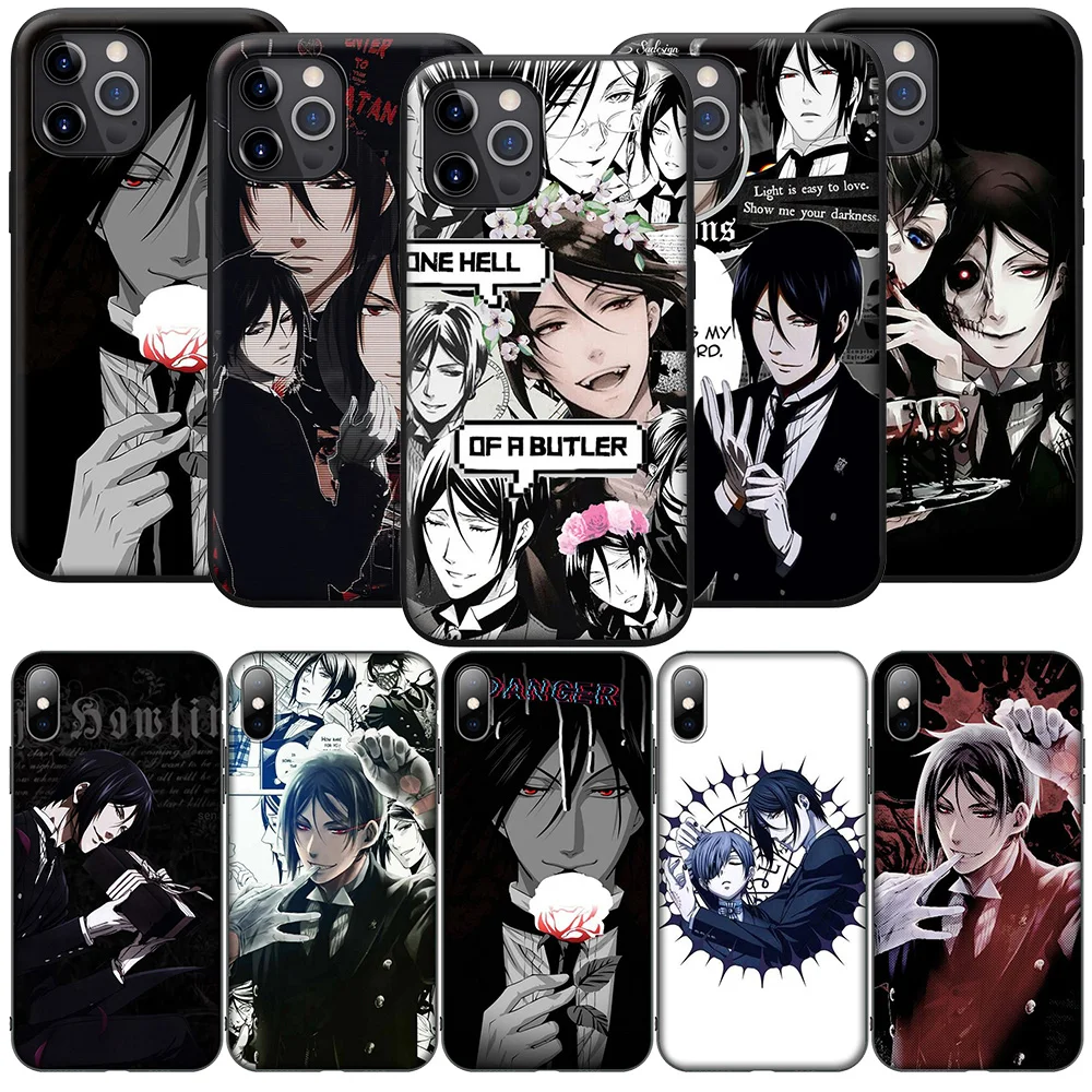 Чехол для телефона SO27 Black Butler Kuroshitsuji iPhone 12 11 X XS XR Pro Max 6 6s Plus SE