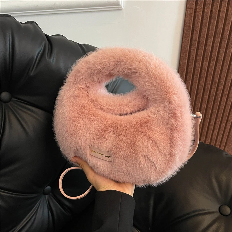 Однотонная бархатная сумка-мешок хит продаж 2024 сумка через плечо с застежкой