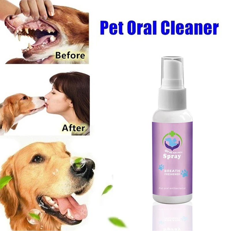 

10/20ML Pet Oral Cleaner Dog Spray Cleaning Mouth Freshener Teeth Clean Breath