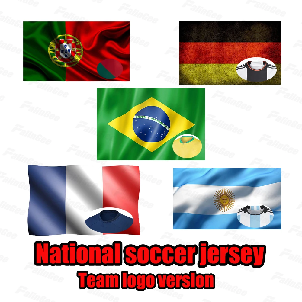 

2022 Национальная футбольная рубашка для фанатов, футбольные майки 22/23, футбольные майки, Спортивная мужская рубашка «сделай сам» на заказ