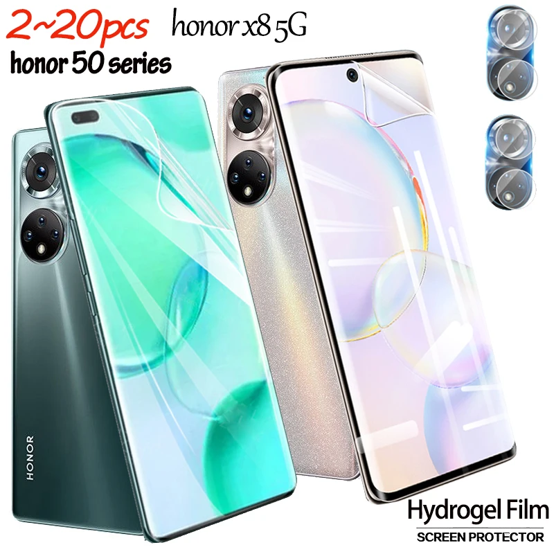 

гидрогелевая пленка + пленка для камеры honor 50 lite хонор 50 honor 50 мягкое стекло xonor 50 pro se 50lite honor 50 гидрогель защитное стекло