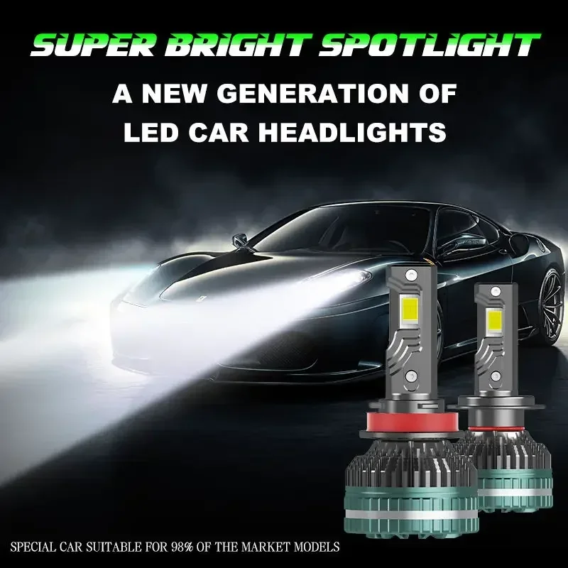 F150 300 Вт H7 Светодиодные лампы H11 Фара Противотуманная фара 4575 LED H1 H4 H8 9012 9005 HB3 9006