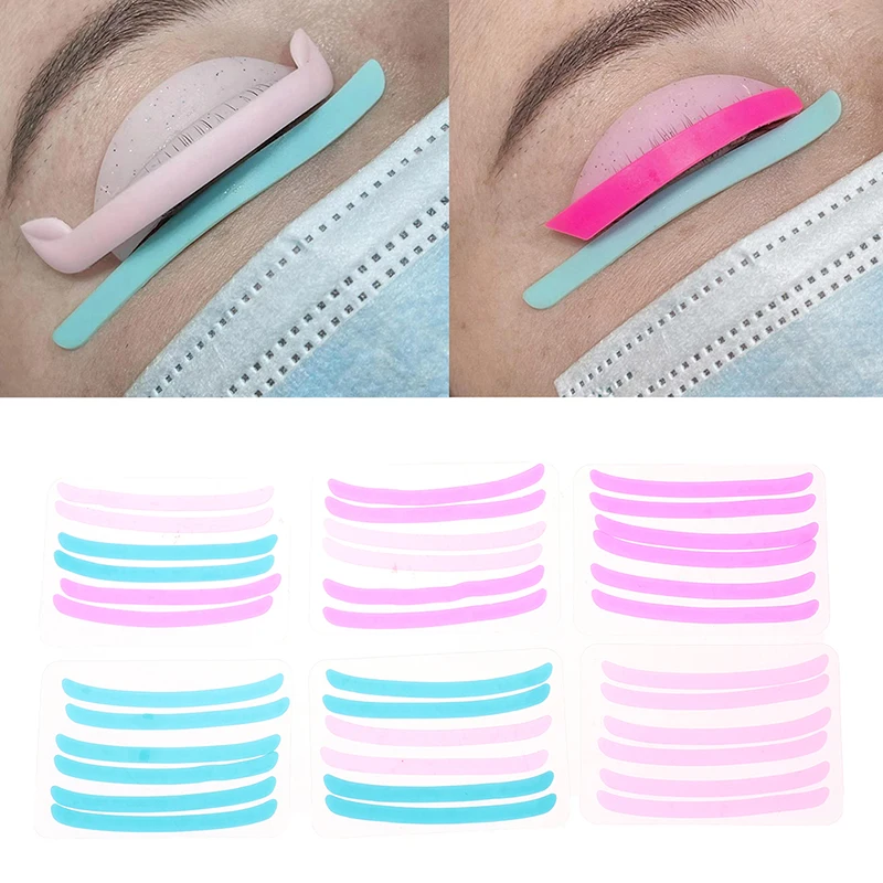 

3Pair Eyelash Perm Silicone Gasket Eyelash Perm Eye Pad Eyelash Lifting Curl Sticker Shield Lifting Applicator Makeup Tool