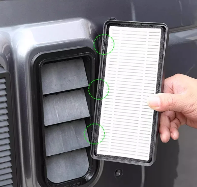 Фильтр затвора задней двери автомобиля подходит для BYD Leopard 5 пылезащитный