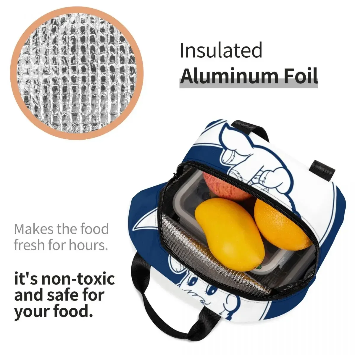 Классические термоизолированные сумки для обеда UNICO многоразовые хранения еды