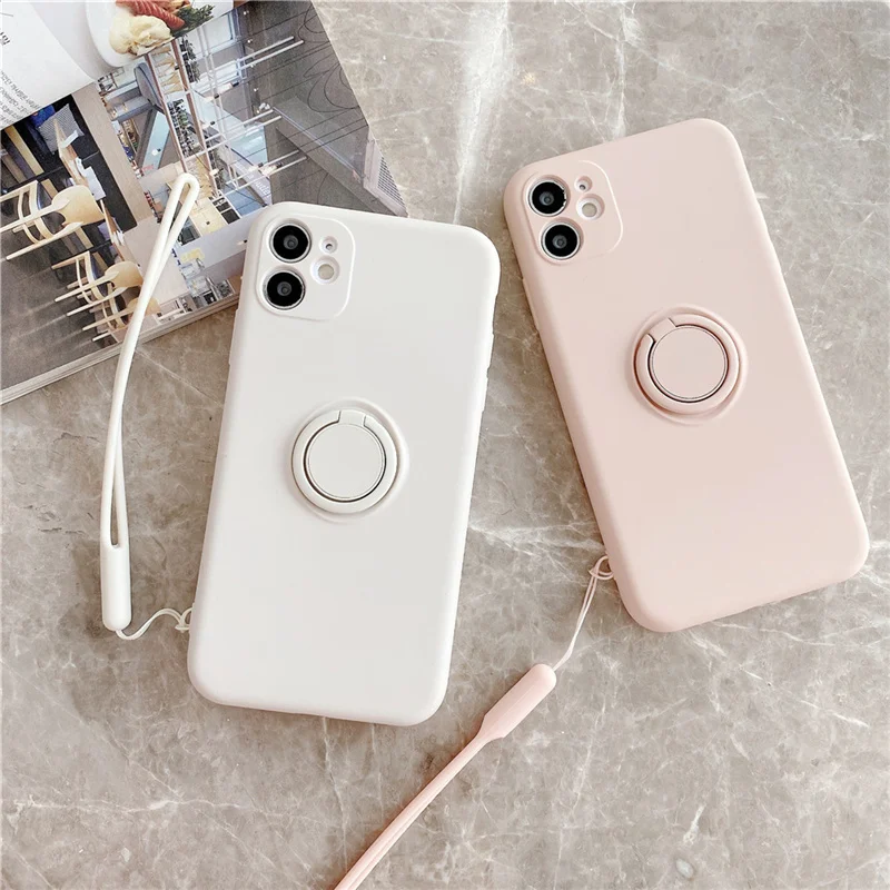 Роскошный мягкий чехол из жидкого силикона для iPhone 13 12 11 Pro XS X Max 7 8 6S XR SE2020 тонкий