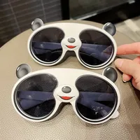 Children's Ice Sunglasses UV Protection Pier Cute Panda Silicone Children's Sunglasses Soft Frame Anti Blue Light Glasses