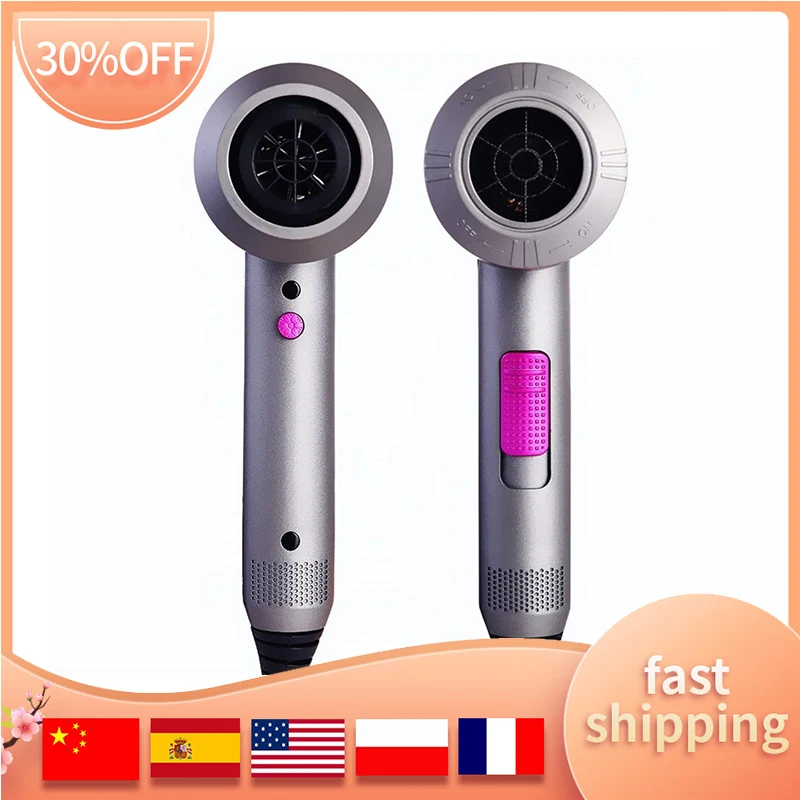 Secadores de Cabelo Secador de Cabelo Quente e Frio Salão de Beleza Iônico Negativo Premium Vento Controle Temperatura Multifunções Estilo Ferramenta Profissional