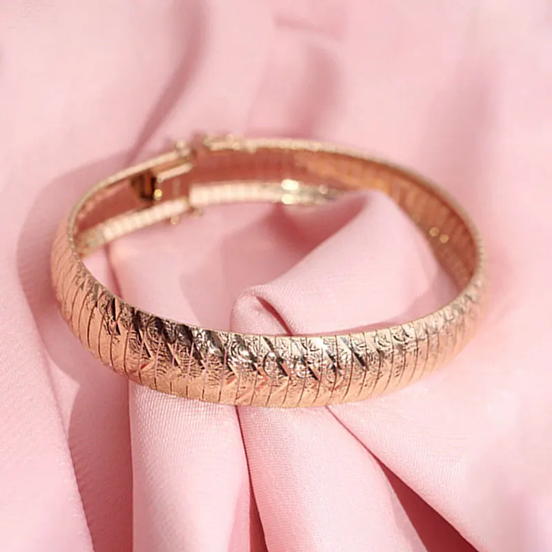 

Браслет женский из фиолетового золота, 14K, с покрытием под золото