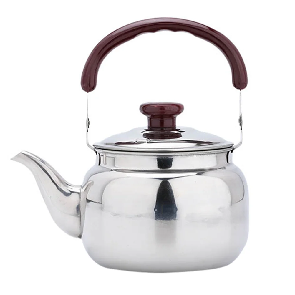 

1pc Stainless Steel Kettle Pot Gas Whistling Kettle Whistling Coffee Pot