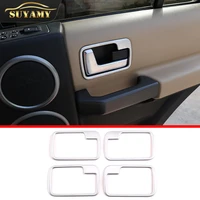 inner handle covers for land rover discovery 3 lr3 2004 2009 inner handle decorative frame trim sticker car interior accessories