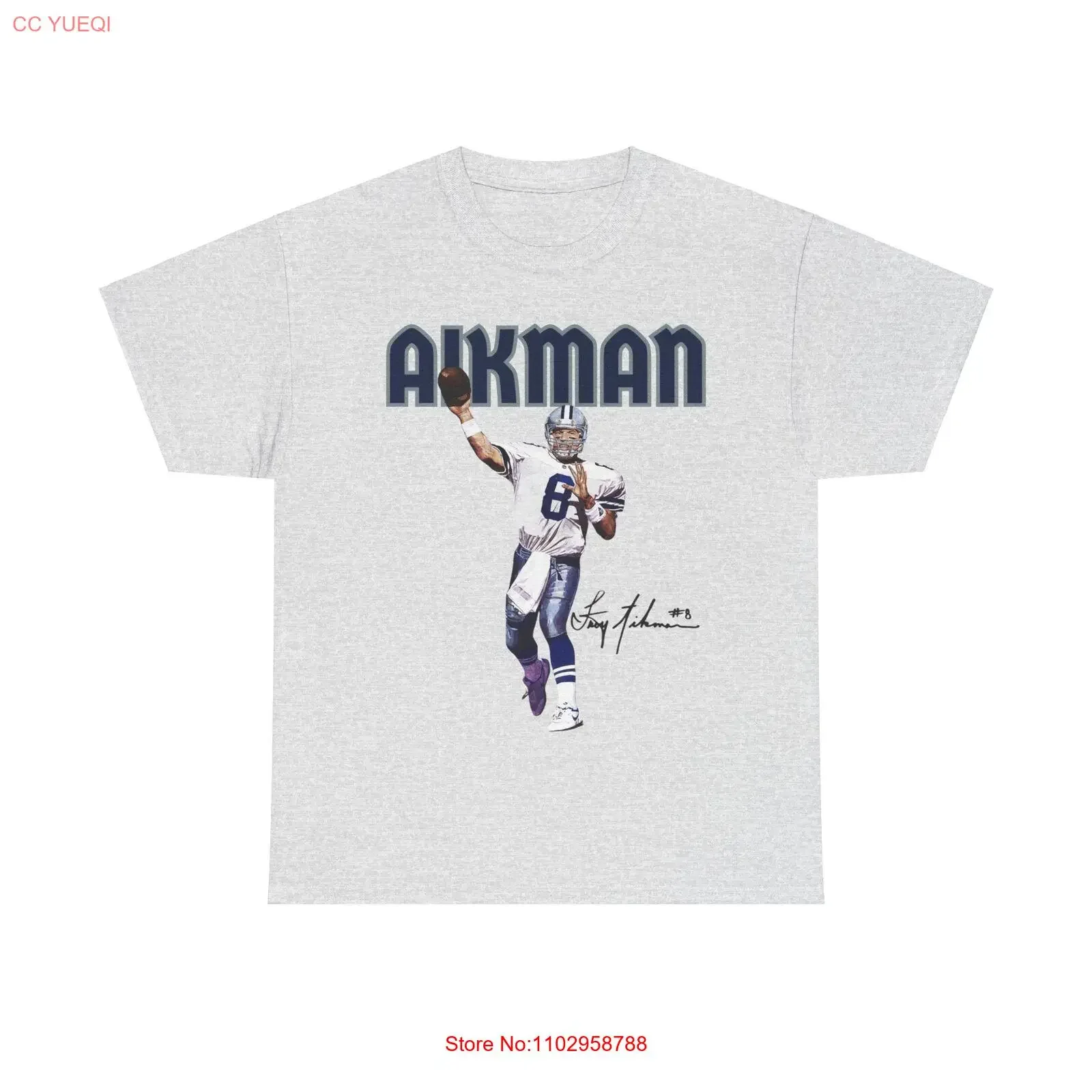 Футболка Troy Aikman Cowboys хлопковая