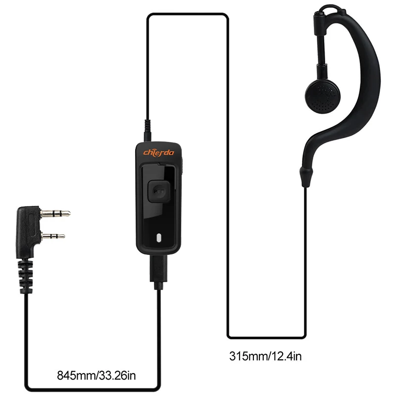 Chierda EN22 noise cancelling headphones bluetooth Walkie Talkie  accessories headphone Two Way Radio Headphone Earphone