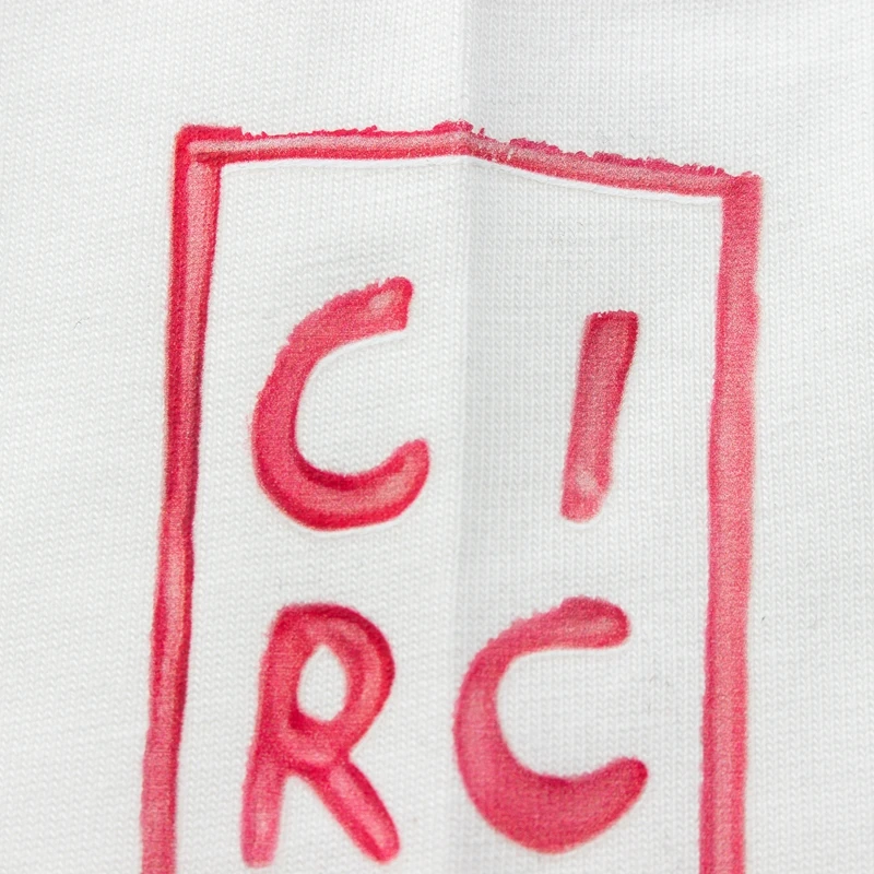 Джерси с короткими рукавами Cactus Jack Letter Graffiti для мужчин и женщин круглым вырезом