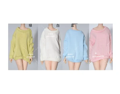 

Масштаб 1/12, женские белые толстовки, футболка, штаны, мини-юбка, спортивный костюм для 6-дюймовых экшн-фигурок TBLeague, Одежда для кукол