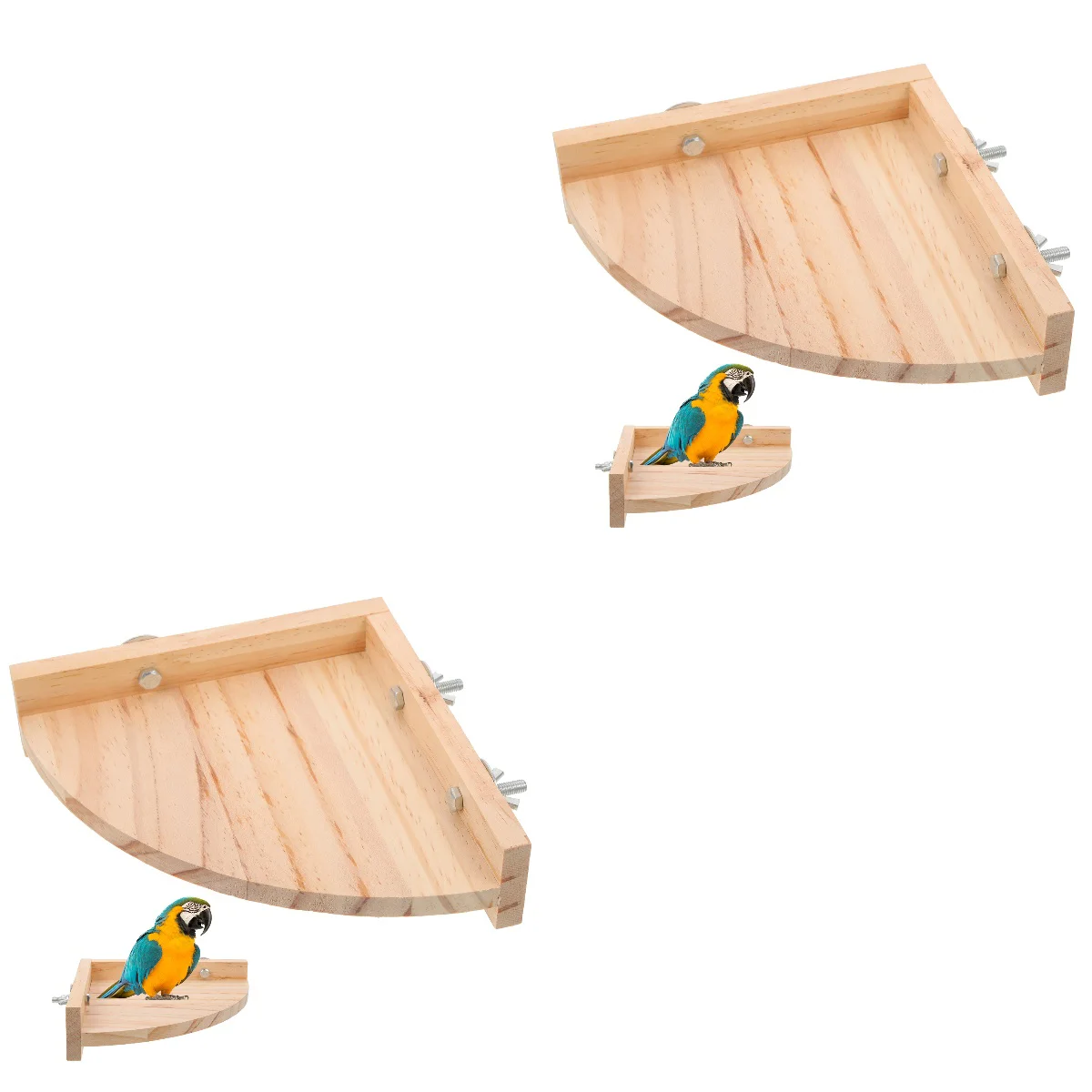 

2 Pack Climbing Toys Parrot Standing Perch Bird Toys Bird Cage Hammock Chew Toy Roost Toy Parrots Striped Bass Parrot Perch