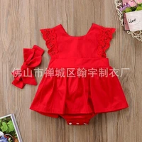 toddler kids baby outfit set childrens clothes baby girls dresses one piece clothes pure cotton newborn crawling clothes