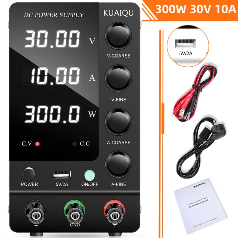 Регулятор напряжения Регулируемый лабораторный источник питания постоянного