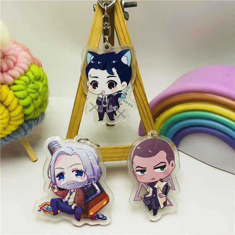

Game Detroit: Become Human Acrylic Keyring Bag Keychain Two Sided Key chain Accessories Car Keychains Gifts