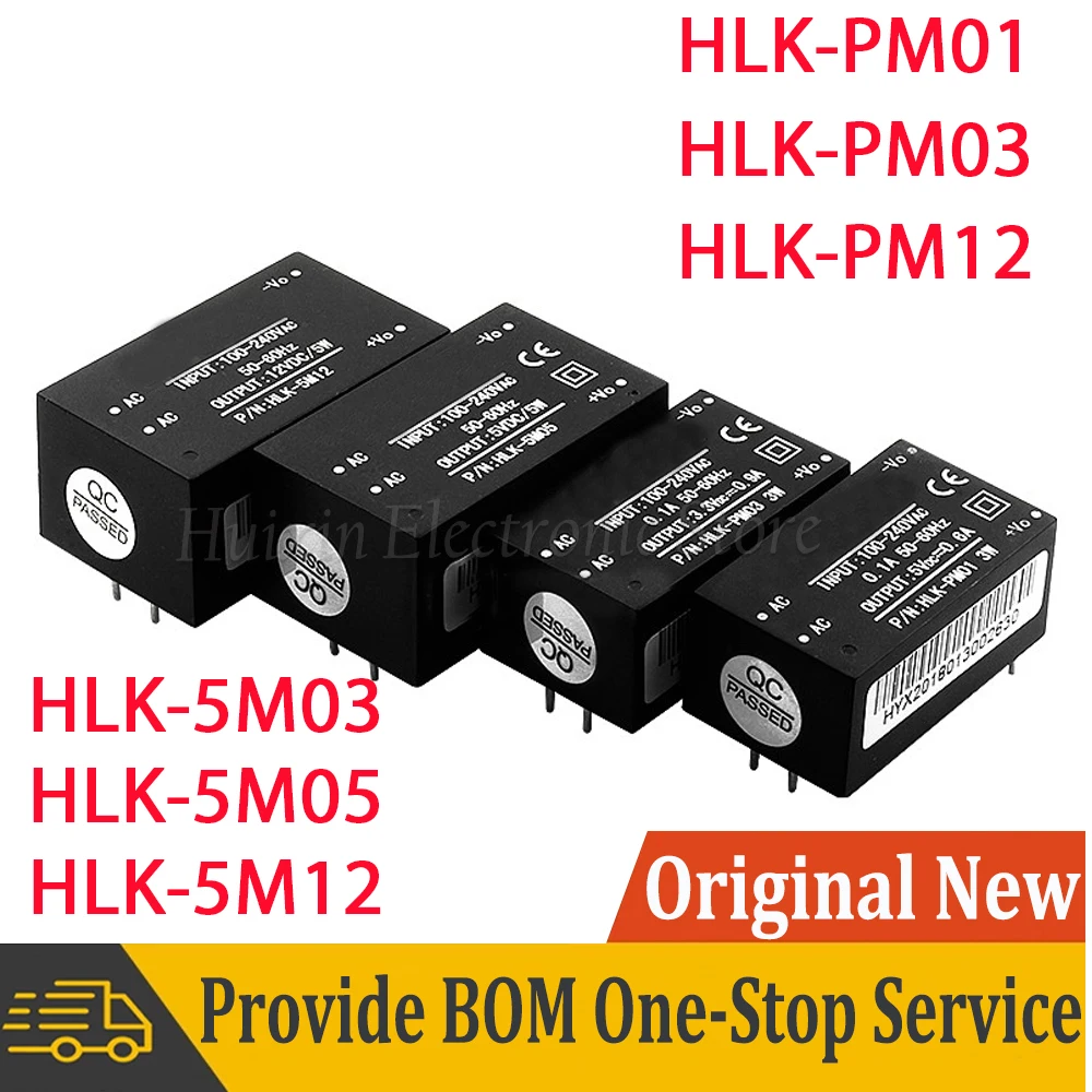 HLK-PM01 HLK-PM03 HLK-PM12 AC-DC 220 В до 5 3 12 Мини-модуль переключателя питания HLK-5M05 HLK-5M03 HLK-5M12