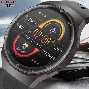 LIGE 2021 New Full Touch Screen Fitness Tracker Smart Watch Men Heart Rate Monitor Blood Pressure Sm in Pakistan
