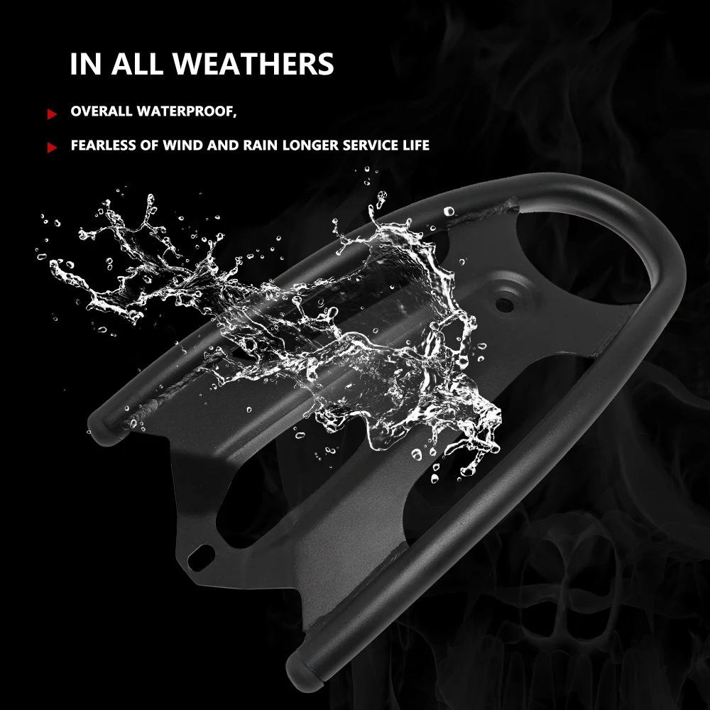 Багажник для мотоцикла KAWASAKI Vulcan S 650 VN650 задний багажник черные полки подставка