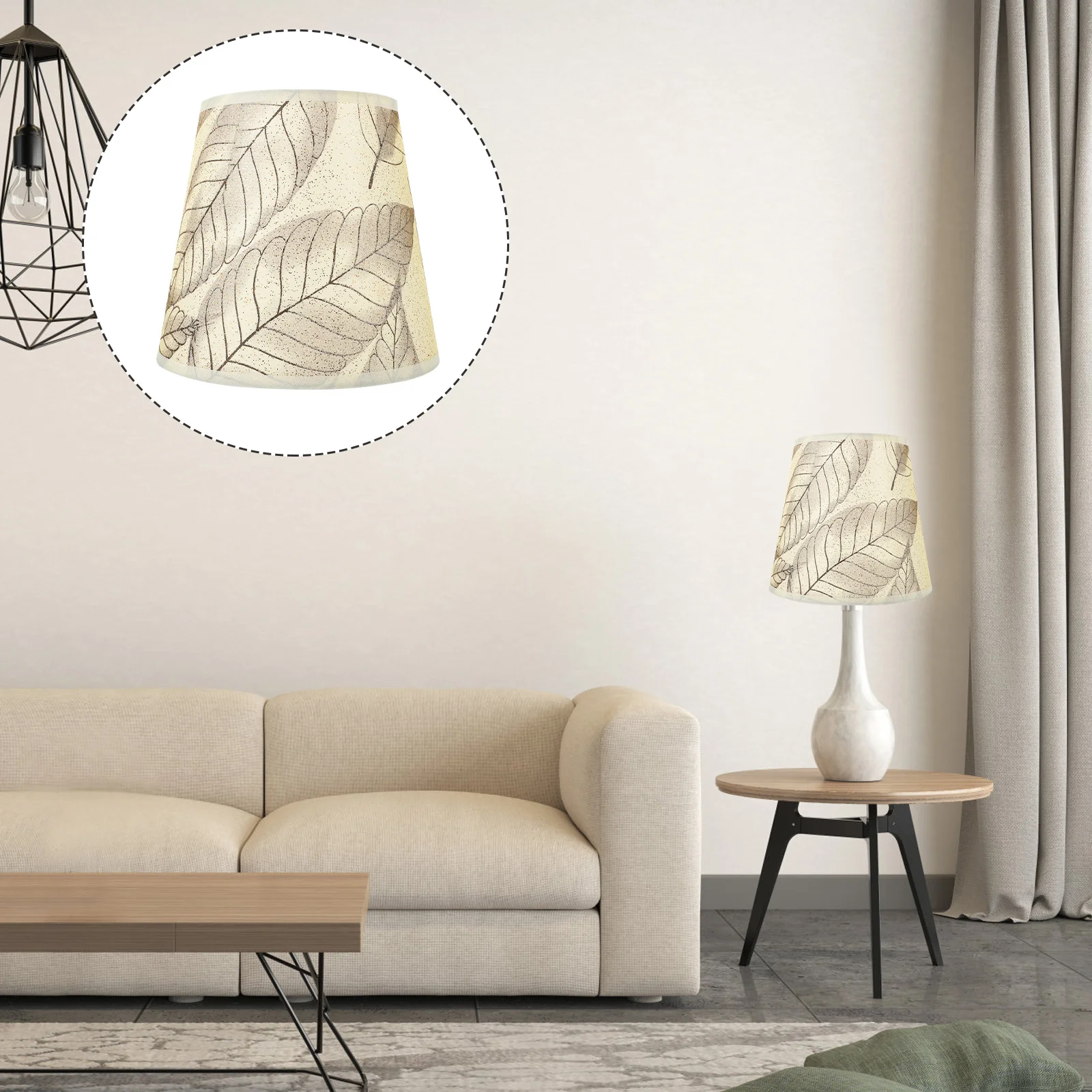 

Leaf Lamp Shade E27 Replacement Small Lamp Shade for Table Lamp and Floor Light