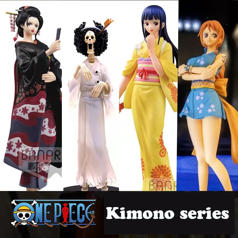 

Anime One Piece Figure Izunokuni Kimono Luffy Zoro Action Figure Ace Sabo Three Brother Model Nami Robin Figurine Toy Xmas Gift