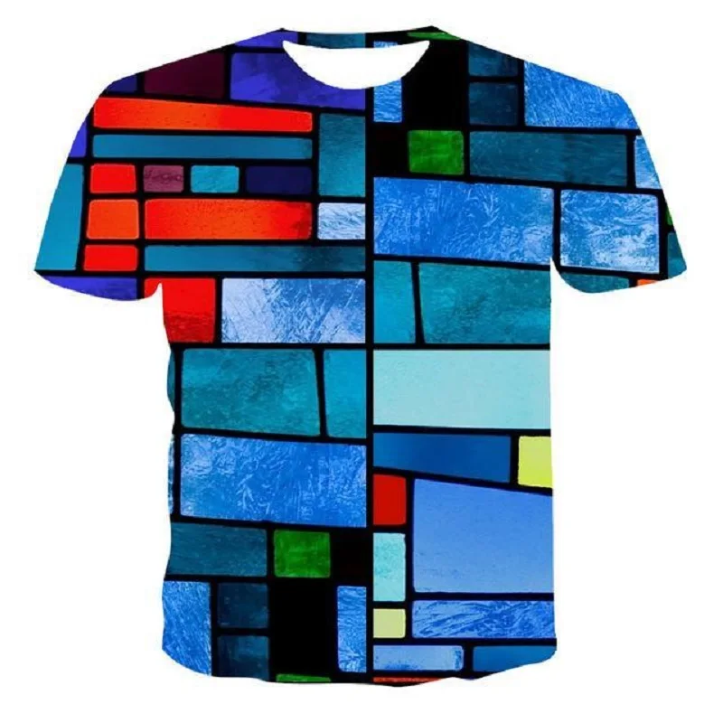 

2022 New Summer 3D Print t-Shirt Hip Hop Street Style Quick Dry Xs-5xl