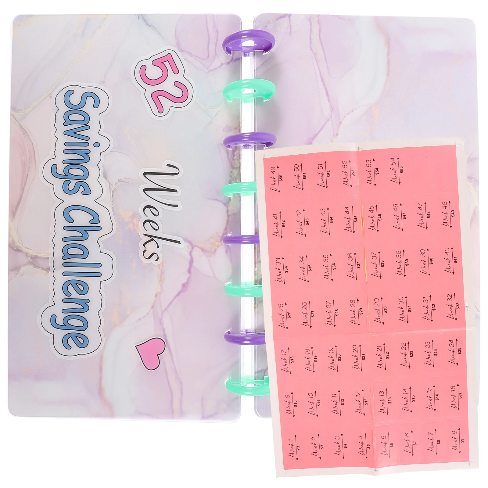 

Budget Binders Cash Pouches Organizer Savings Money Challenges Book Small Photo