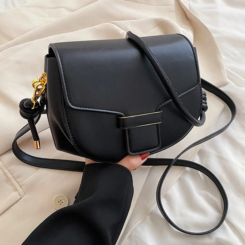 

2022 Ladies Retro Candy Color Shoulder Bag Fashion Trend Ladies Bag Versatile Crossbody High Quality Net Red Saddle Bag Handbag