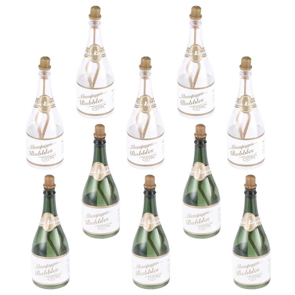 

12Pcs Champagne Bottle Candy Box Bubble Wand Bottles Bubble Blower Bottle Wedding Bubble Bottles Bubble Refill Bottle