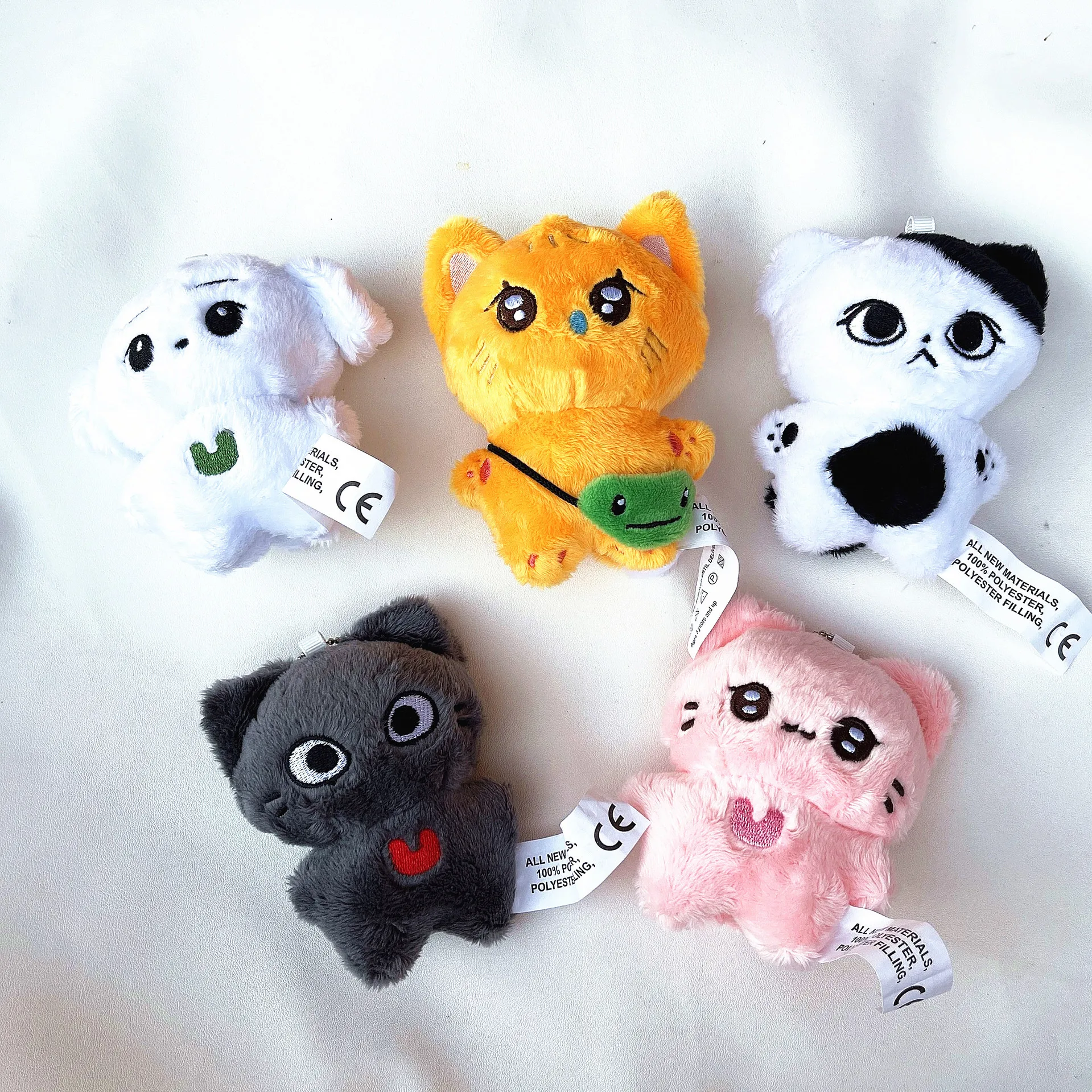 

Kpop Hot Idol NJ Same Model Cat Doll Cute Plush Keychain Pendant Decorative Collection MINJI HANNI DANIELLE OMG