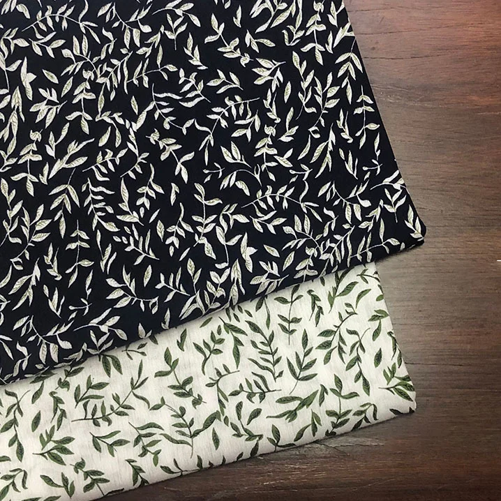 По метрам качественная вискозная поплиновая ткань винтажная геометрическая