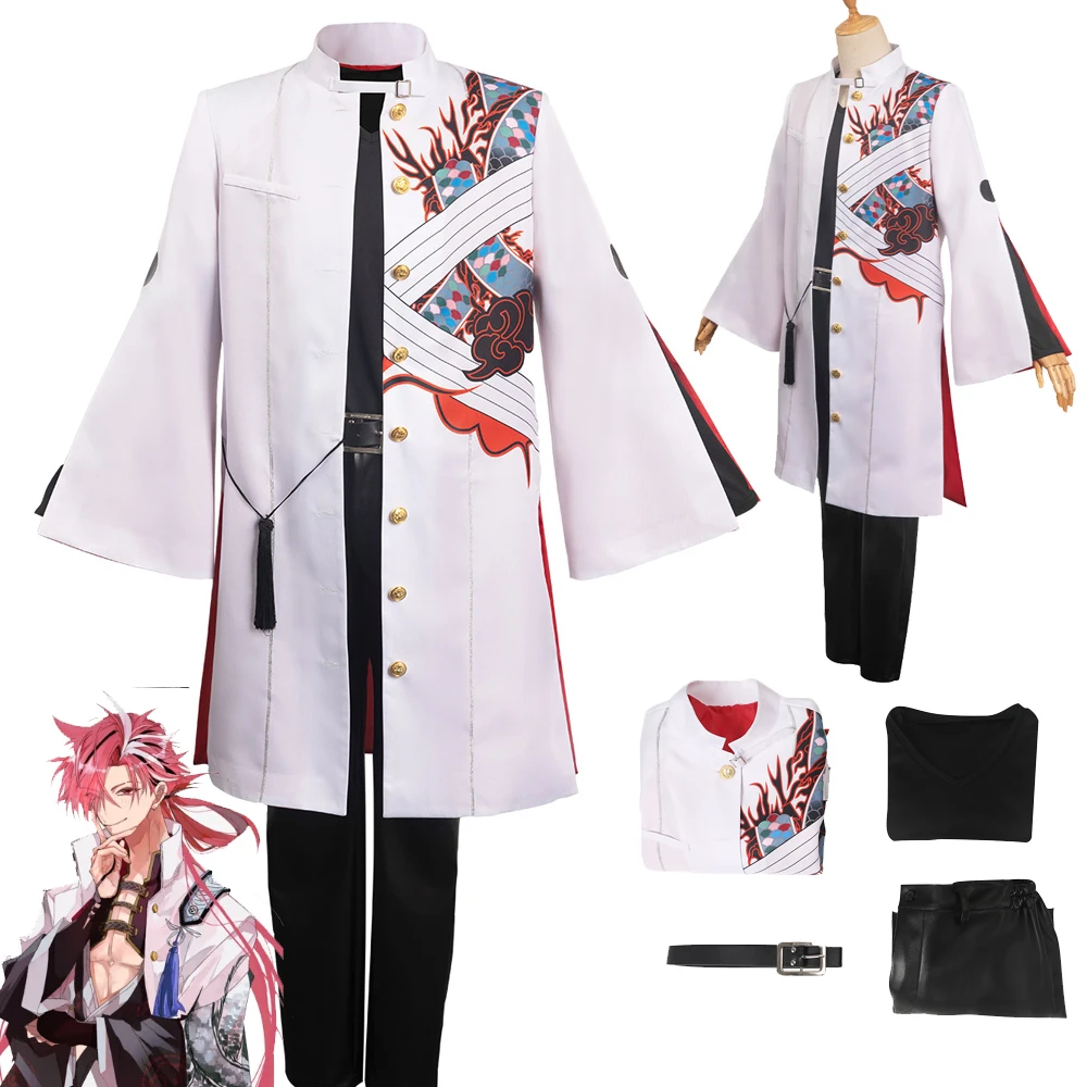 

Fate/Grand Order FGO Takasugi Shinsuke Cosplay Costume Shirt Pants Coat Men Adult Outfits Halloween Carnival Party Disguise Suit