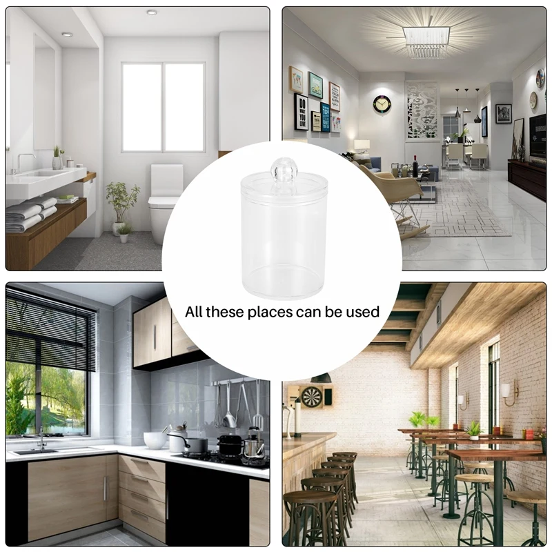 Диспенсер Qtip для ватных шариков тампонов с крышками органайзер хранения в ванной